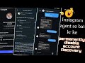 Instagram disable & suspend account Recovery | How to delete account on Instagram | meta agent Talk