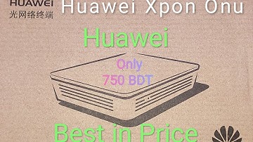 Huawei | Onu | Xpon | Buget Killer | Satisfying Unboxing Video | FHD+