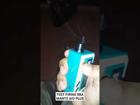 Test firing rba bawaan manto aio plus