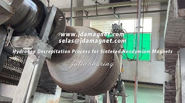 Hydrogen Decrepitation Process for Sintered Neodymium Magnets