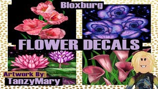 Roblox Bloxburg Decal IDs Codes Flowers & Adding Decal Tutorial