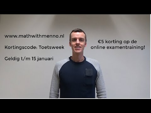 Nu €5 korting op online examentraining voor SE-week! - Nu €5 korting op online examentraining voor SE-week!