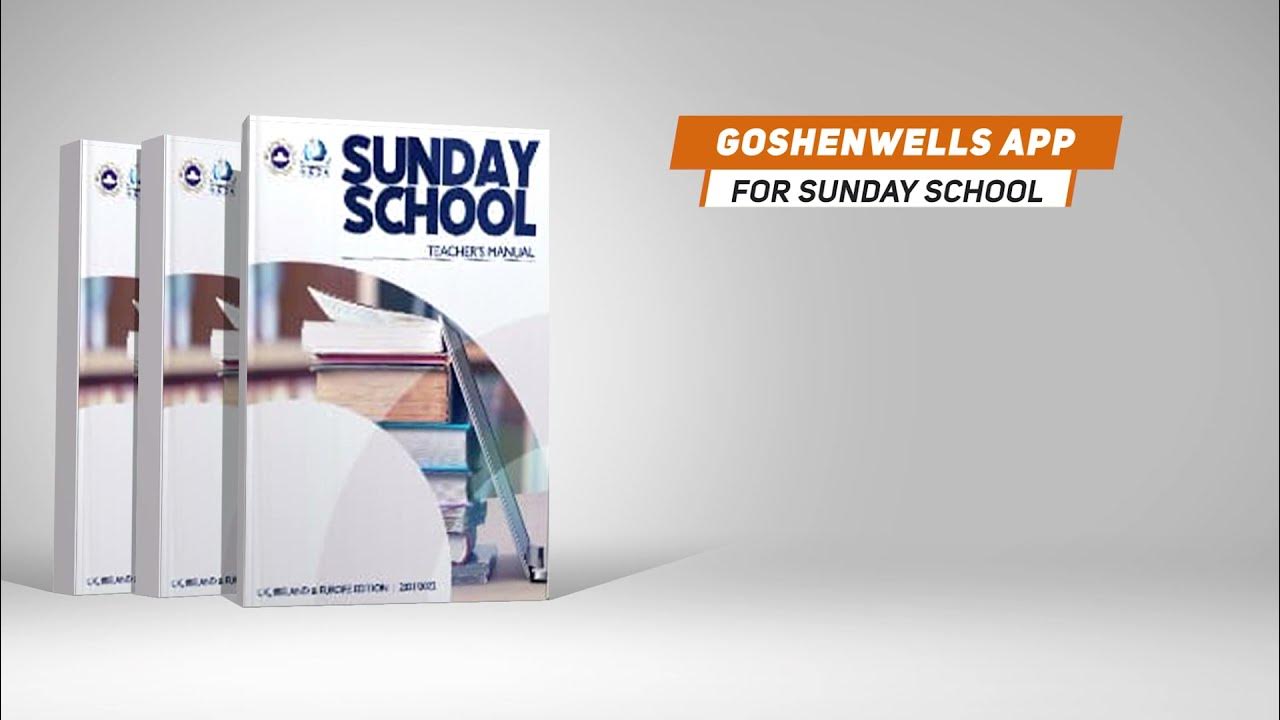 RCCG Sunday School Manuals eBook on GoshenWells App YouTube