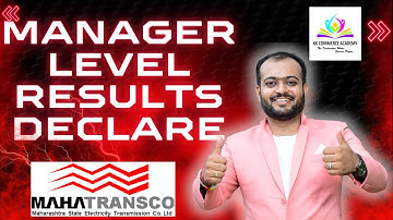 MahaTransco Results Declare I AGM, DM, Manager, Senior Manager, UDC (Finance& Accounts) #mahatransco