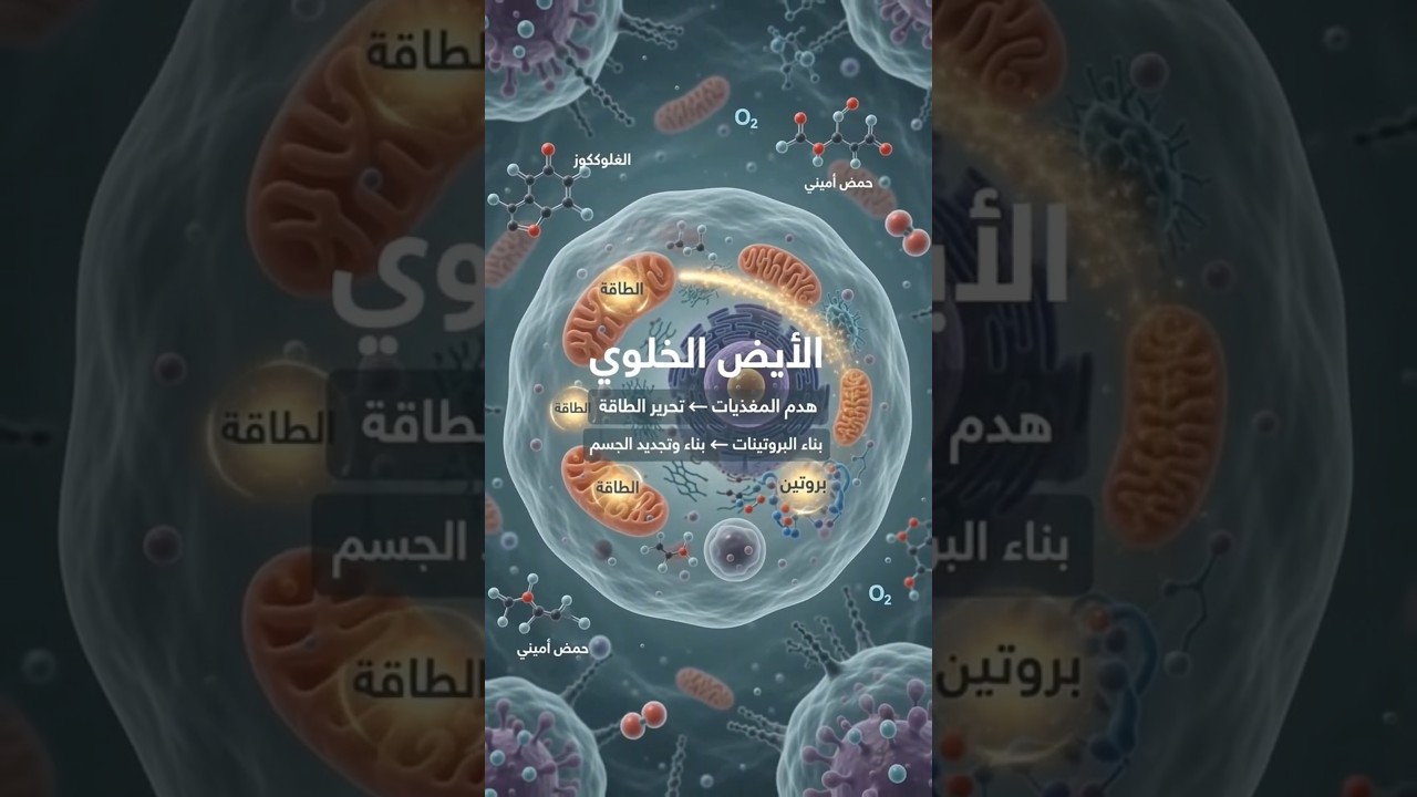 فيما تستعمل خلايا الجسم المغذيات؟