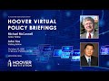 Michael mcconnell and john yoo the acb nomination  hoover virtual policy briefing