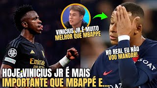 🚨NOSSA! IMPRENSA ESPANHOLA REVELA PREFERÊNCIA ENTRE VINICIUS JUNIOR E MBAPPE!!