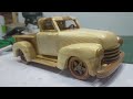 Making Chevy 1951 out of wood - Wooden toy