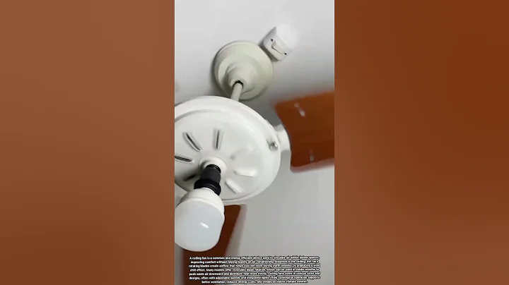 Ceiling Fan Improves Indoor Airflow and Enhances Energy Efficiency in All Seasons