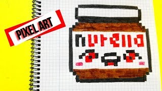 Draw Handmade Pixel- Art Como Dibujar A La Nutella