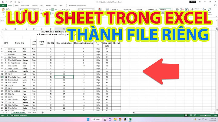 Hướng dẫn cách lưu các shet trong excel năm 2024