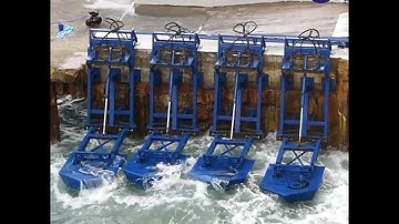This machine turns the constant power of waves into electricity