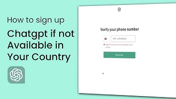 How To Sign Up For ChatGPT If Not Available In Your Country (SIMPLE!)