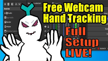 Setting up FREE webcam hand tracking Vtubing on Windows w/ Warudo