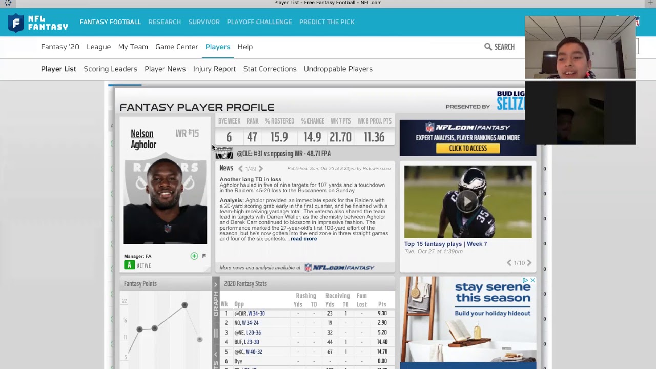 Fantasy Football: who are we waivering for - YouTube