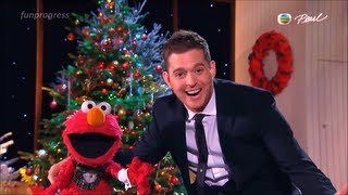 All I Want for Christmas Is My Two Front Teeth - Elmo & Michael Bublé [lyrics](live 2012) chords
