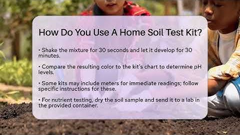 How Do You Use A Home Soil Test Kit? - The Plant Enthusiast