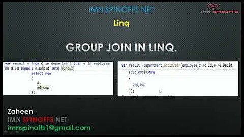 Group Join in Linq || Group Join in c# || Group Join in linq in MVC || Group Join in linq in asp.net