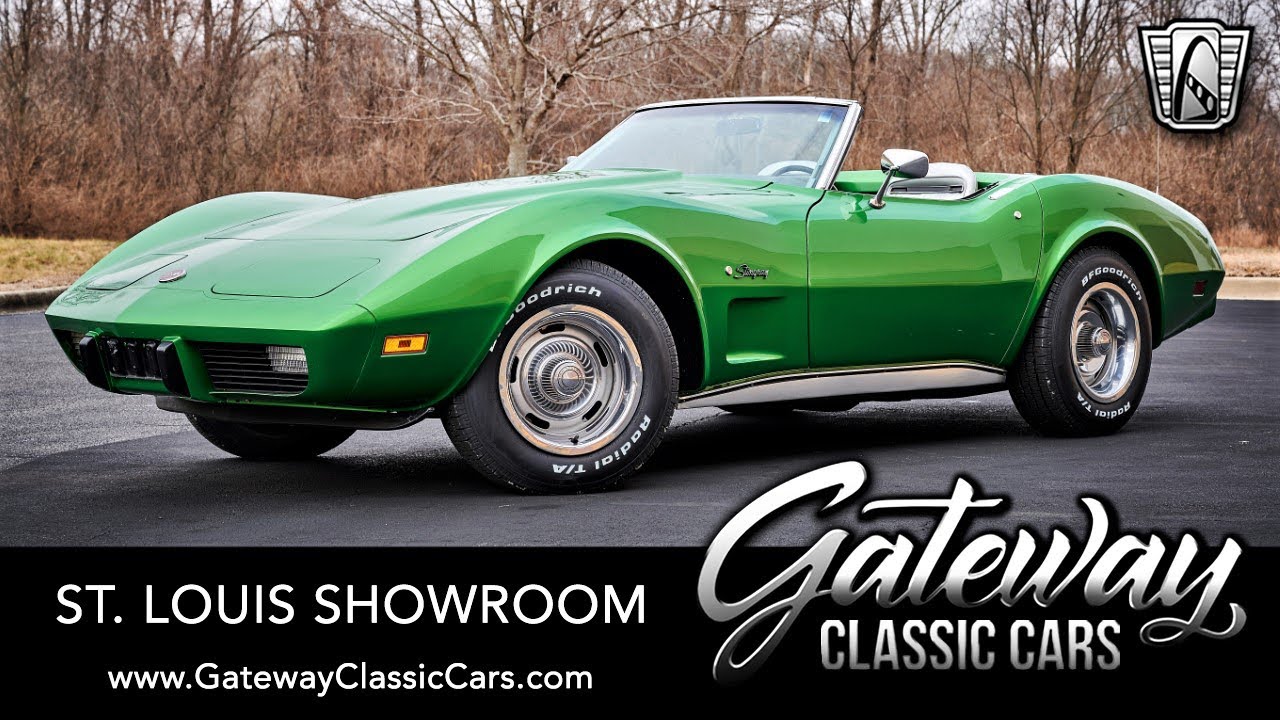 1975 Chevrolet Corvette Convertible Gateway Classic Cars St. Louis