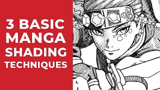 3 Basic Manga Shading Tutorial Using Dip Pens | How to Draw Manga for Beginners