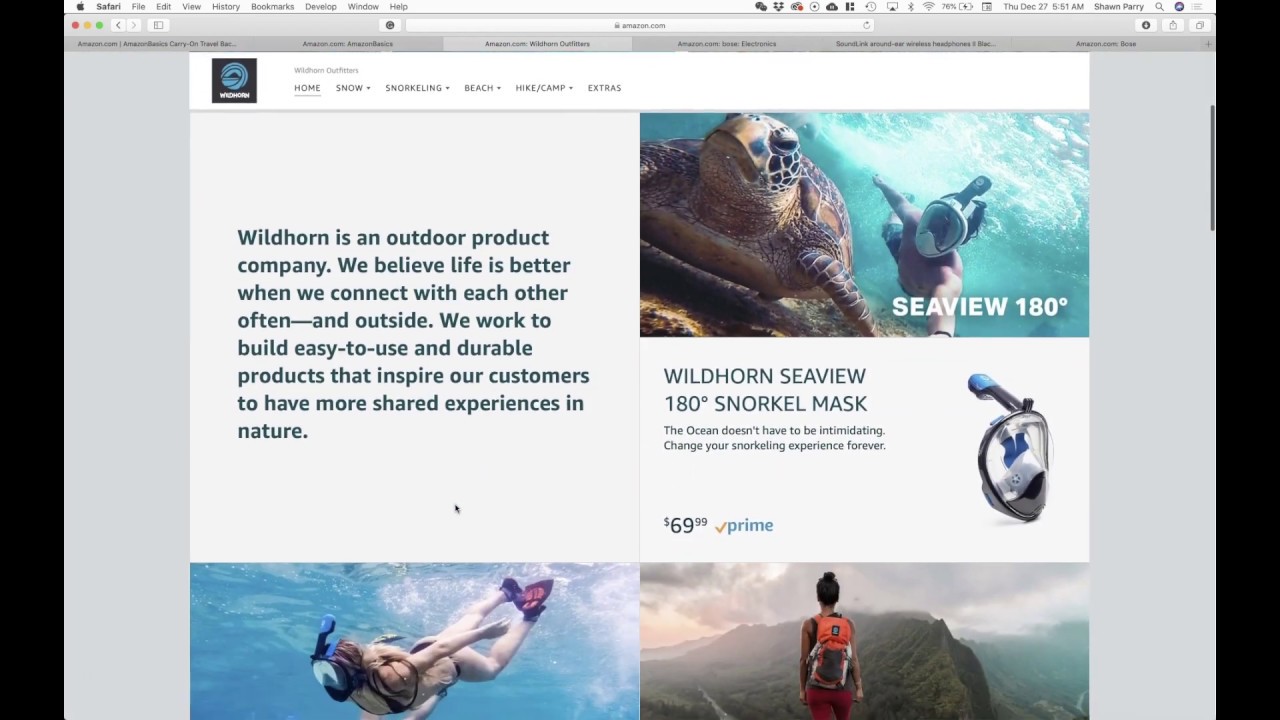 Review of Amazon brand stores - why are they so helpful? - YouTube