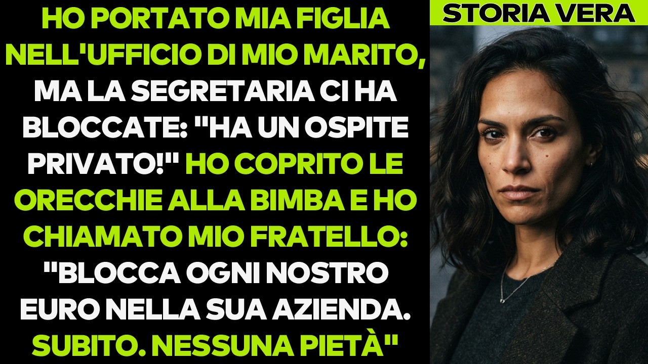La receptionist mi ha fermata al piano degli ascensori con mia figlia Alice per mano e il kit per l’emicrania di mio marito nell’altra. Ero stata in quell’ufficio cento volte in sei anni,...