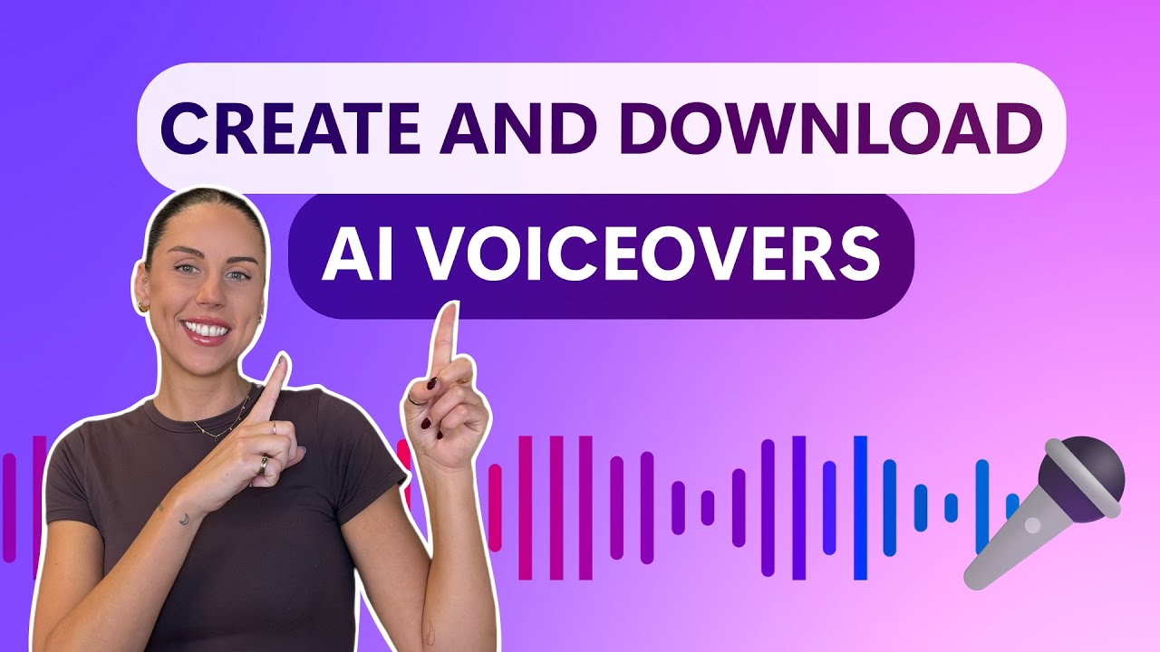 How to create and download AI voiceovers for FREE - YouTube