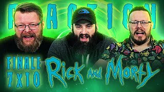 Rick and Morty 7x10 FINALE REACTION!! 