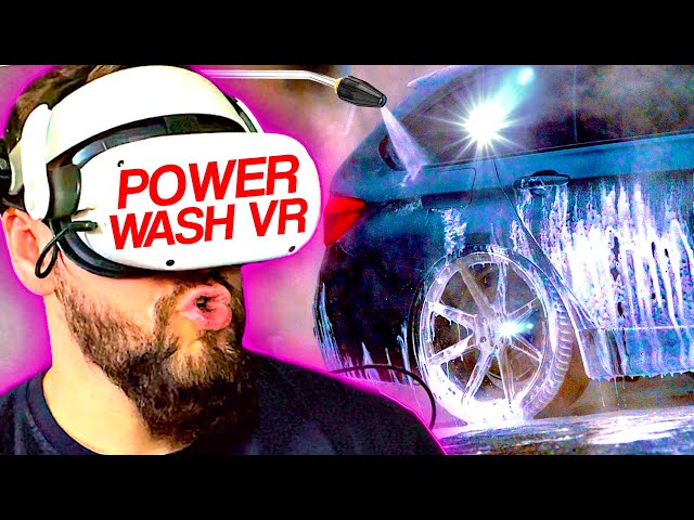 Powerwash Simulator in VR with VorpX - It's a BLAST! // Oculus Rift S //  RTX 2070 Super 