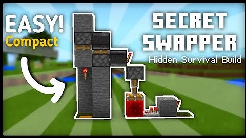 How to make a COMPACT BLOCK SWAPPER in Minecraft 1.16