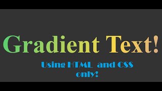 Celebrity GRADIENT TEXT with ANIMATION HTML and CSS only. An Easy Way! Net Worth