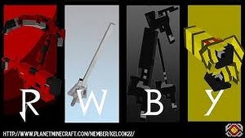 Minecraft RWBY mod showcase