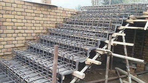 slabless staircase reinforcement