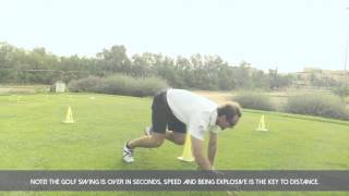 Dubai Golf Junior Programme Level 3 Blue Hat, Physical Challenge - Speed 1