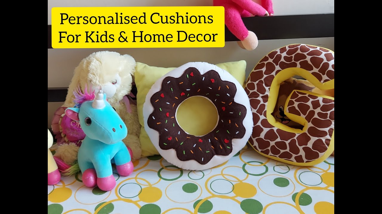 Easy DIY Donut Cushion Personalised Pillows for Kids & Home Decor
