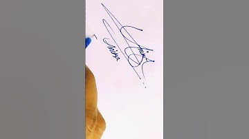 Anika name Signature Style///Best Signature idea#Viralshorts