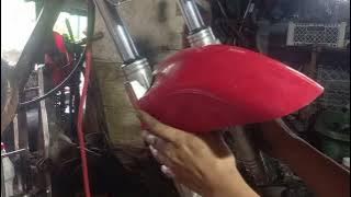 pasang spakbor ninja di shok gl max