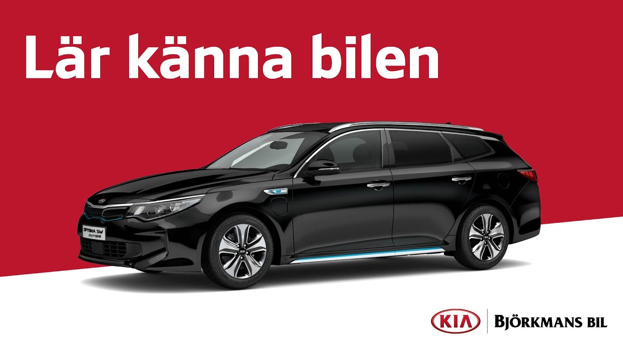 Lär känna bilen: Kia Optima SW Plug-In Hybrid Advance Pluspaket 2