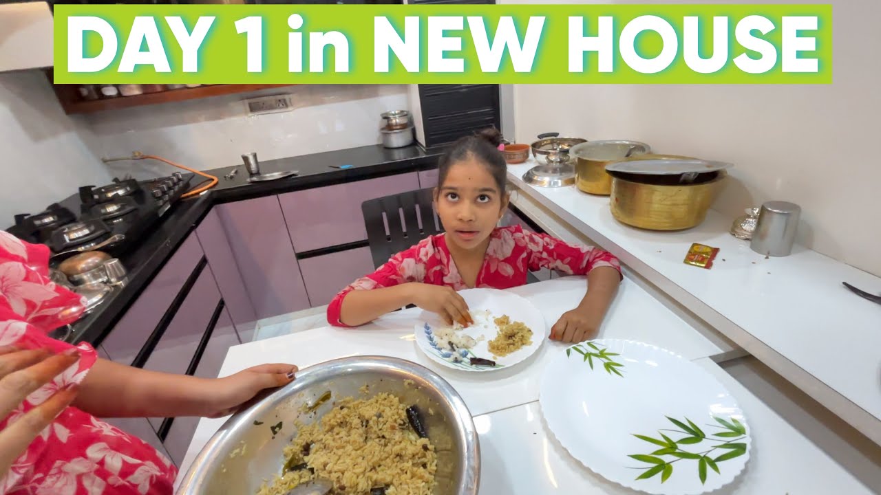 DAY 1 NEW HOUSE || first vlog in new house || rider mallesh new house 