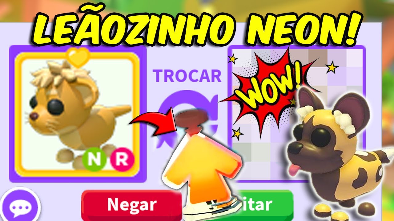 O QUE TROCAM POR ELEFANTE NEON NO ADOPT ME - Roblox 