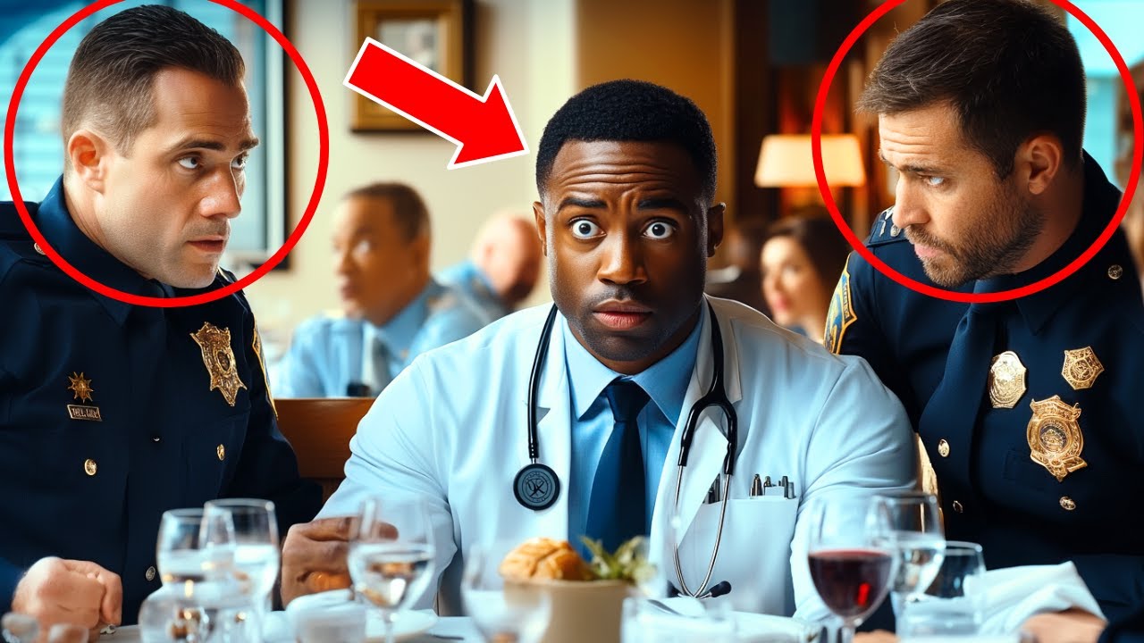 Outline Video Police Humiliates Black Doctor in a Restaurant. What Happened Next SHOCKED Everyone!