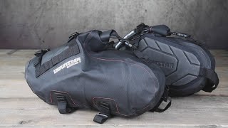 キャンプツーリングに最適な防水シートバッグ  サイドバッグ 【エンデュリスタン】ブリザードサドルバッグ