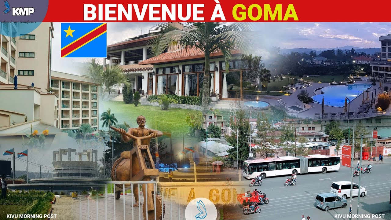 VILLE DE GOMA : LA PLUS BELLE ET PROPRE VILLE DE LA RDC (DECOUVERTE)