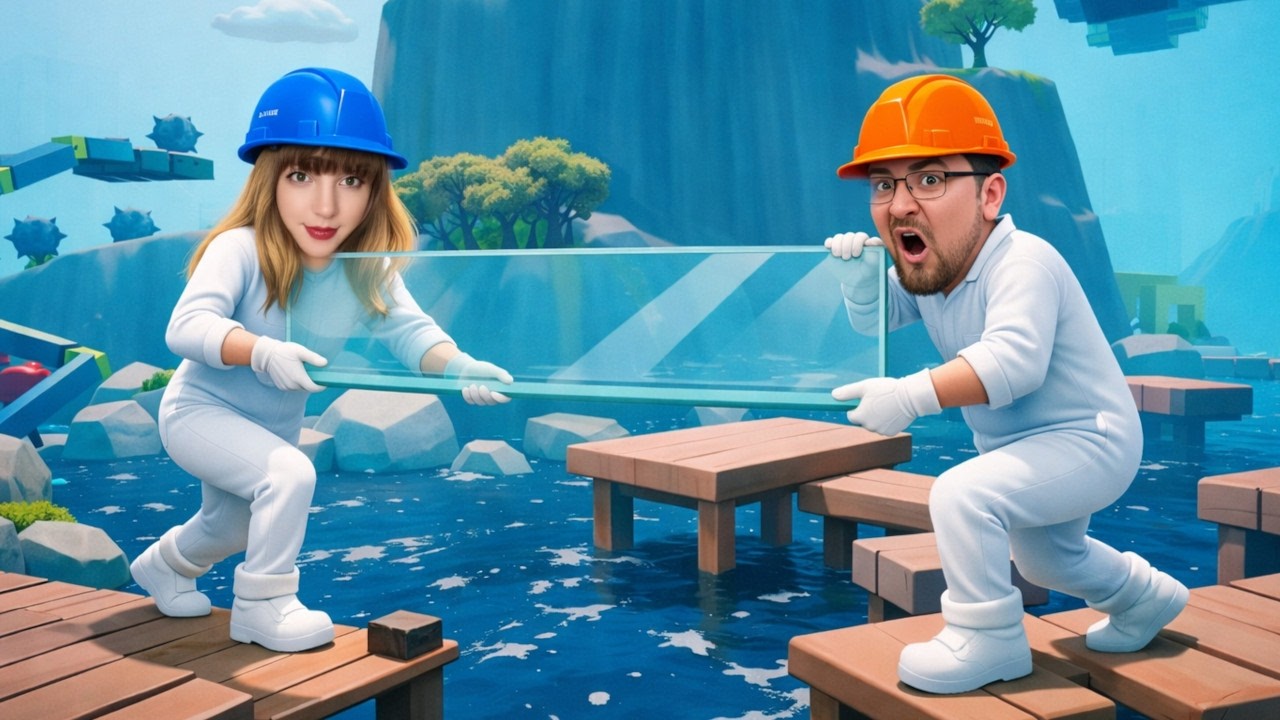 DWÓCH ludzi, JEDNA szyba CARRY THE GLASS #1