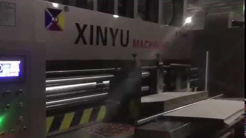 four color flexo printer slotter machine for corrugated box