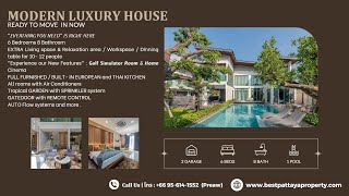 𝐌𝐎𝐃𝐄𝐑𝐍 𝐋𝐔𝐗𝐔𝐑𝐘 𝐇𝐎𝐔𝐒𝐄 | READY TO MOVE IN NOW At Pattaya #pattaya #sale #luxury #promotion #poolvilla