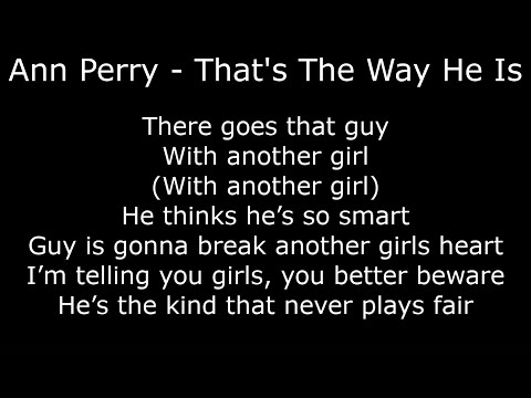 Northern Soul - Ann Perry - That's The Way He Is - With Lyrics