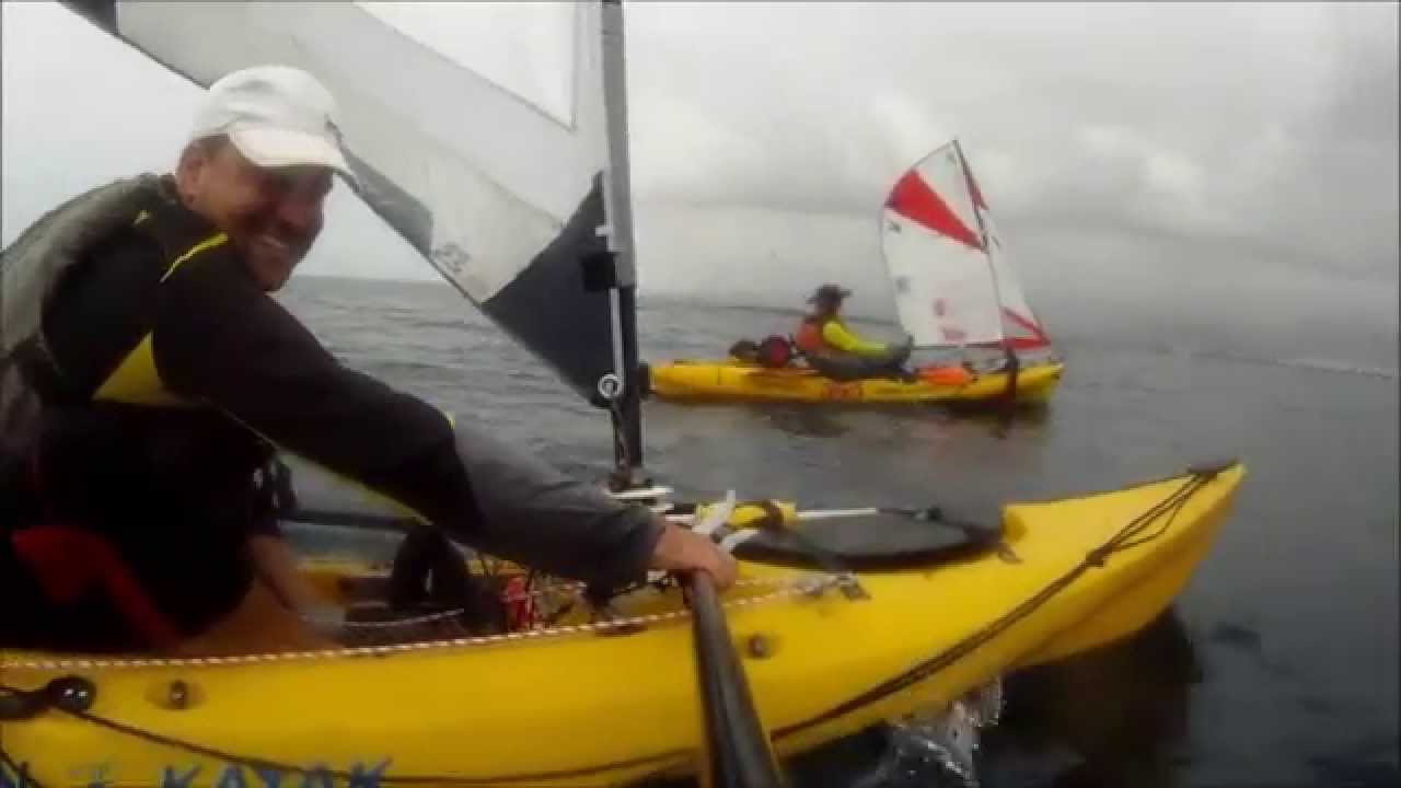 Kayaksailor vs DIY :" the revenge" - kayak sailing a voile 