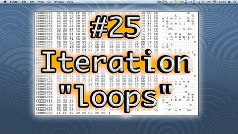 Iteration - Computer Programming Basics #25
