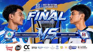 Download Lagu Live Stream Kick On Futsal FINAL SMA (SMAN 1 WRINGINANOM VS SMAN 1 SOOKO)